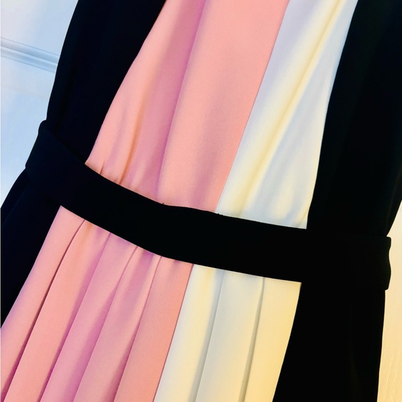 Kate Spade Color-block Sleeveless Pleated Dress - Picture 6 of 9